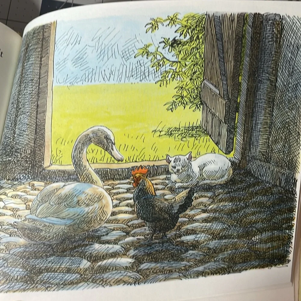The Ugly Duckling book by Hans Christian Andersen, iilus. Johannes Larsen,